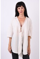 Camasa Dama Vero Moda Vmcchris 2/4 Knot Oatmeal